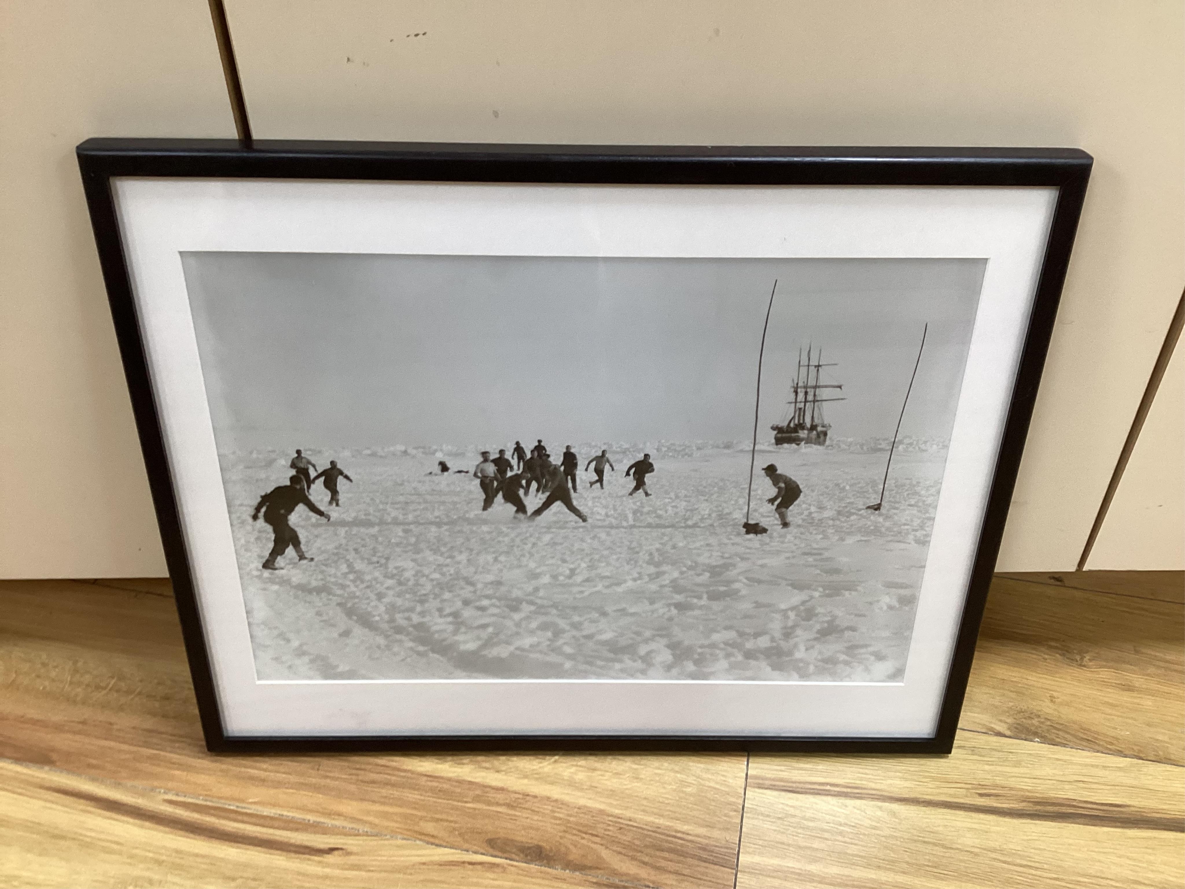 William Shackleton (1872–1933), collection of black and white photographic prints, archive photos and two etchings (Beamsley) including 'Portrait of my wife', some signed and inscribed in pencil, largest 40 x 34cm. Condi